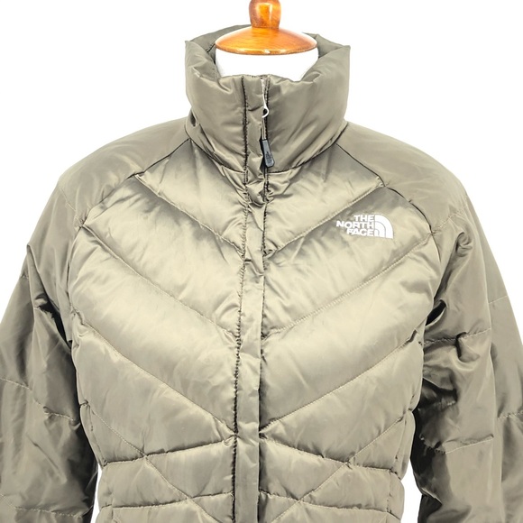 The North Face Green Zip Front Puffer Style Jacket - Picture 2 of 8